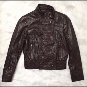 TOPSHOP Double Breasted Bomber Jacket